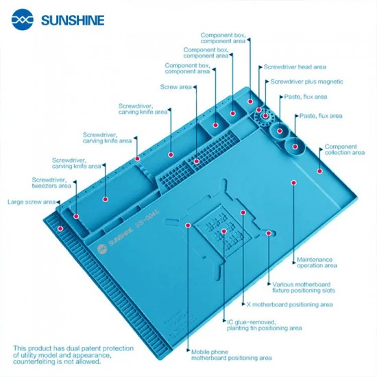 RELIFE SS-004E Многофункционална термоустойчива подложка за ремонт и работа