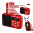 YSF-005BT Преносимо радио с Bluetooth колонка, FM радио, USB, TF карта и AUX