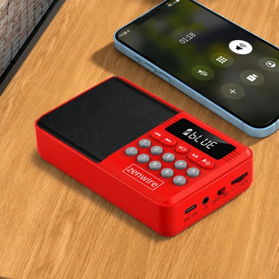 YSF-005BT Преносимо радио с Bluetooth колонка, FM радио, USB, TF карта и AUX
