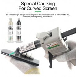 RELIFE RL-035B 30ML ЧЕРНО Лепило за уплътняване на рамката на екрана за ремонт на мобилни телефони