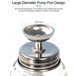 RELIFE RL-055 Стъклена бутилка с разтворител  Метална смукателна тръба Тип натискане Автоматична бутилка за вода Медна бутилка за алкохол