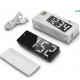 GH0712L Дигитален светещ в БЯЛО LED часовник / Аларма 