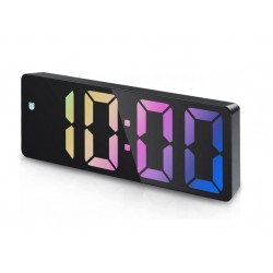 GH0725 Дигитален цветен LED часовник / Аларма 