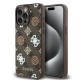 3037 GUESS HC MAGSAFE PU PEONY ON 4G BACKGROUND BROWN IP15 PRO