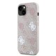 3327 GUESS HC MAGSAFE PU PEONY ON 4G BACKGROUND PINK IP15