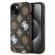 3020 GUESS HC MAGSAFE PU PEONY ON 4G BACKGROUND BROWN IP15
