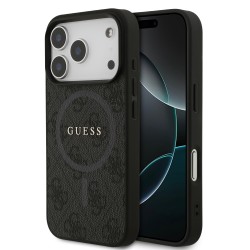 0980 GUESS HC MAGSAFE PU 4G RING CLASSIC LOGO BLACK IP17 PRO 0980 GUESS HC MAGSAFE PU 4G RING CLASSIC LOGO BLACK IP17 PRO