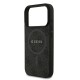 0980 GUESS HC MAGSAFE PU 4G RING CLASSIC LOGO BLACK IP17 PRO