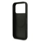 9704 GUESS HC MAGSAFE PU W/ PEONY HOT STAMP BLACK IP17 PRO MAX