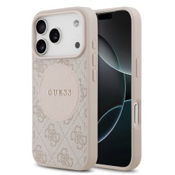 0065 GUESS HC MAGSAFE PU 4G CIRCLE W/ CLASSIC LOGO PINK IP17 PRO 0065 GUESS HC MAGSAFE PU 4G CIRCLE W/ CLASSIC LOGO PINK IP17 PRO