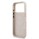 9858 GUESS HC MAGSAFE PU W/ PEONY HOT STAMP PINK IP17 PRO