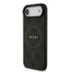 0973 GUESS HC MAGSAFE PU 4G RING CLASSIC LOGO BLACK IP17 AIR