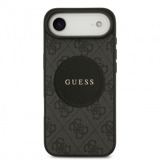 9977 GUESS HC MAGSAFE PU 4G CIRCLE W/ CLASSIC LOGO BLACK IP17 AIR