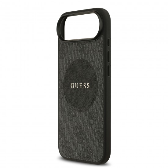 9977 GUESS HC MAGSAFE PU 4G CIRCLE W/ CLASSIC LOGO BLACK IP17 AIR