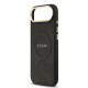 9681 GUESS HC MAGSAFE PU W/ PEONY HOT STAMP BLACK IP17 AIR