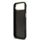 9681 GUESS HC MAGSAFE PU W/ PEONY HOT STAMP BLACK IP17 AIR