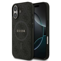 0966 GUESS HC MAGSAFE PU 4G RING CLASSIC LOGO BLACK IP17 0966 GUESS HC MAGSAFE PU 4G RING CLASSIC LOGO BLACK IP17