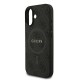 0966 GUESS HC MAGSAFE PU 4G RING CLASSIC LOGO BLACK IP17