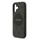 9960 GUESS HC MAGSAFE PU 4G CIRCLE W/ CLASSIC LOGO BLACK IP17