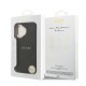 9674 GUESS HC MAGSAFE PU W/ PEONY HOT STAMP BLACK IP17