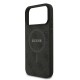 0997 GUESS HC MAGSAFE PU 4G RING CLASSIC LOGO BLACK IP17 PRO MAX