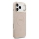 9865 GUESS HC MAGSAFE PU W/ PEONY HOT STAMP PINK IP17 PRO MAX