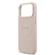 9865 GUESS HC MAGSAFE PU W/ PEONY HOT STAMP PINK IP17 PRO MAX