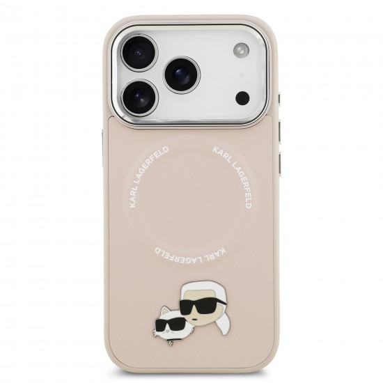 5473 KARL HC MAGSAFE PU K&C PINS PINK IP17 PRO