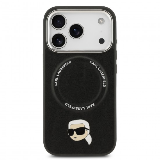 5633 KARL HC MAGSAFE PU KARL PIN BLACK IP17 PRO