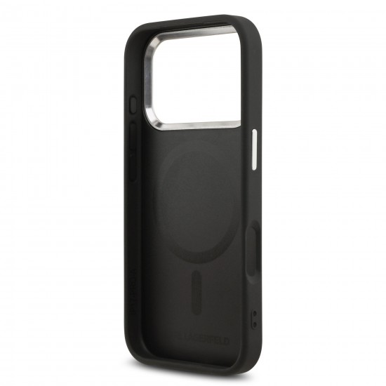 5633 KARL HC MAGSAFE PU KARL PIN BLACK IP17 PRO