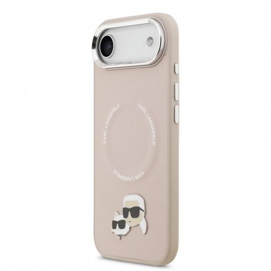 5466 KARL HC MAGSAFE PU K&C PINS PINK IP17 AIR