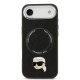 5626 KARL HC MAGSAFE PU KARL PIN BLACK IP17 AIR