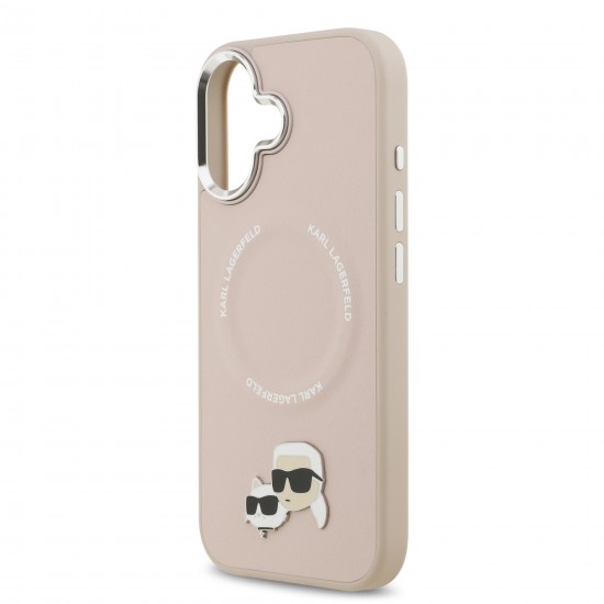 5459 KARL HC MAGSAFE PU K&C PINS PINK IP17