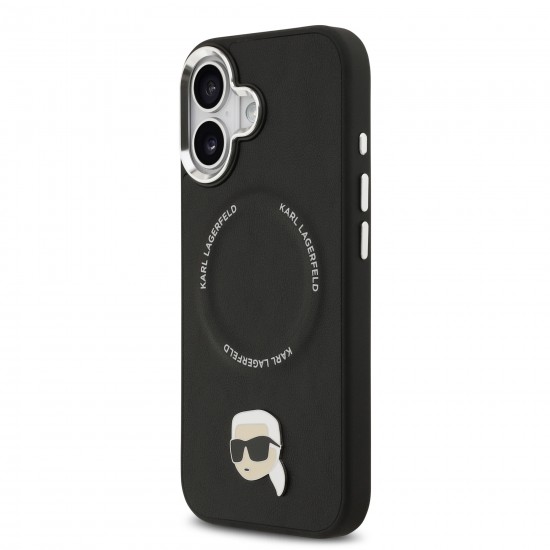 5619 KARL HC MAGSAFE PU KARL PIN BLACK IP17