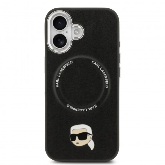 5619 KARL HC MAGSAFE PU KARL PIN BLACK IP17