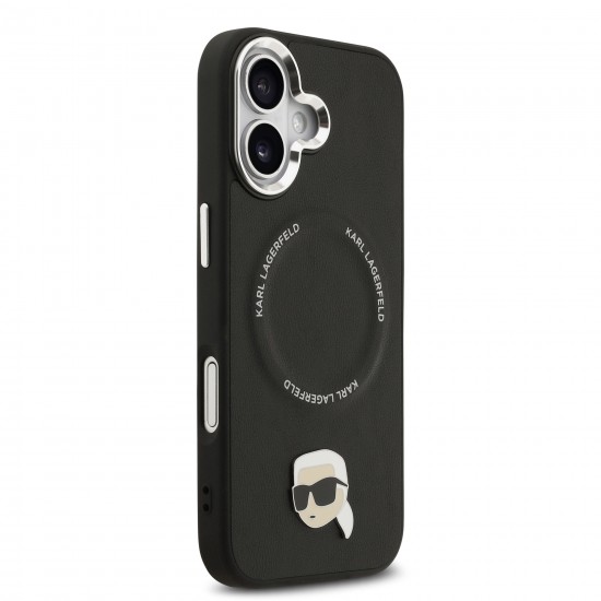 5619 KARL HC MAGSAFE PU KARL PIN BLACK IP17