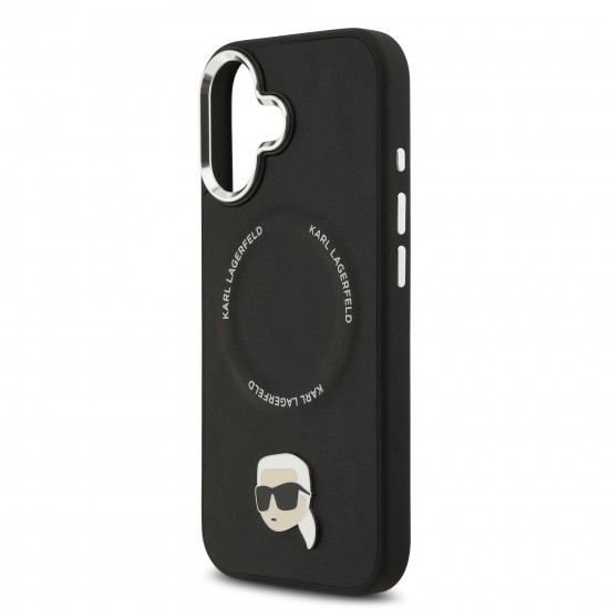 5619 KARL HC MAGSAFE PU KARL PIN BLACK IP17