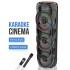 Караоке Bluetooth тонколона Sing-E ZQS10302 – 3 x 10", 75W, RGB LED, безжичен микрофон, USB/TF/FM