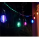 9038 10БР. IP44 Водоустойчиви соларни висящи LED гирлянди S14 филаментни крушки, 6.5 метра, автоматично включване, дистанционно, солар