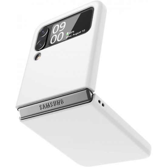 Z15 Silicone case за Samsung Z Flip 6 от 2 части - Бял