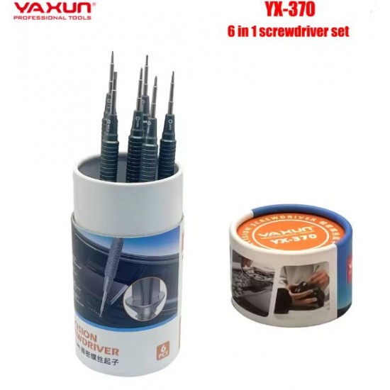 YAXUN YX-370 6БР. Комплект прецизни отвертки за мобилен телефон