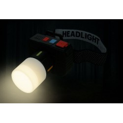 Челен фенер YES-619 с висока мощност, сензор и абажур за мека светлина