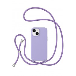 TP-16 Силиконов Кейс с връзка за Samsung A16  - Лилав