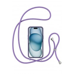 TP-16 Силиконов Кейс с връзка за Samsung A36  - Лилав