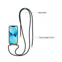 TP-16 Силиконов Кейс с връзка за Samsung A16  - Черен