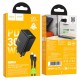 HOCO N71 PD30W + USB QC3.0 зарядно+ кабел Type-C към Type-C - Черен