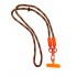 Оранжев VR-9 Универсални цветни връзки за врат с найлонова крепка за телефон 