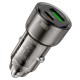 HOCO адаптер 12V Z52 с 2 изходa USB QC3.0 и USB-C PD20W - Черен