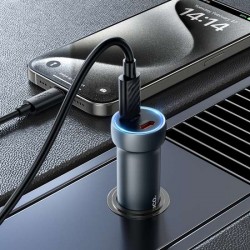 HOCO адаптер 12V Z54B с 2 изходa USB-C PD60W
