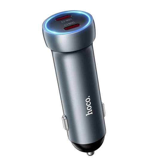 HOCO адаптер 12V Z54B с 2 изходa USB-C PD60W